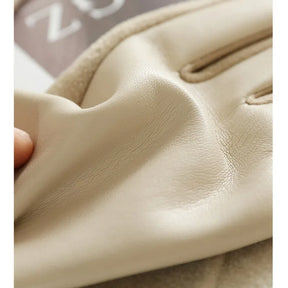 Gants en Cuir Suédé pour Femmes – Élégance, Chaleur et Fonctionnalité Parfaite pour l'Hiver