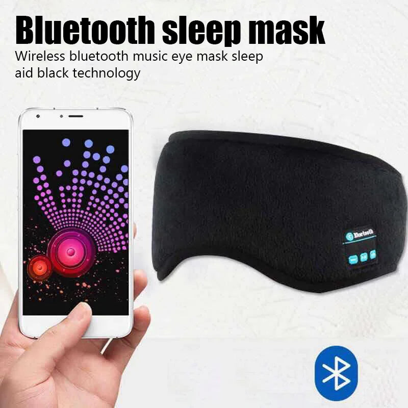 Masque pour les Yeux avec Casque Bluetooth 3D - Le Meilleur Allié pour Vos Nuits de Sommeil et de Relaxation !