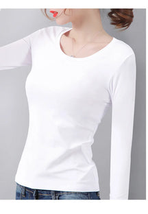 T-shirt Basique Thermique pour Femme - Confort et Chaleur pour l’Hiver !