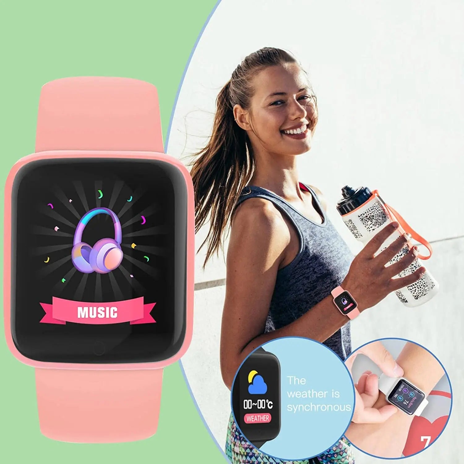 Montre Connectée Multifonctionnelle pour  Femmes